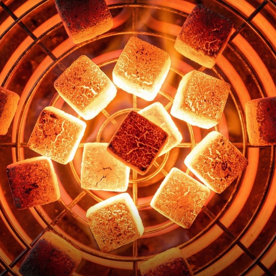 Shaped Bamboo Shisha Charcoal - Image 2