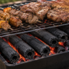 Cylindrical Sawdust Briquette Charcoal for Barbecue