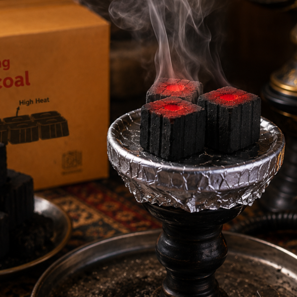 Pressing charcoal