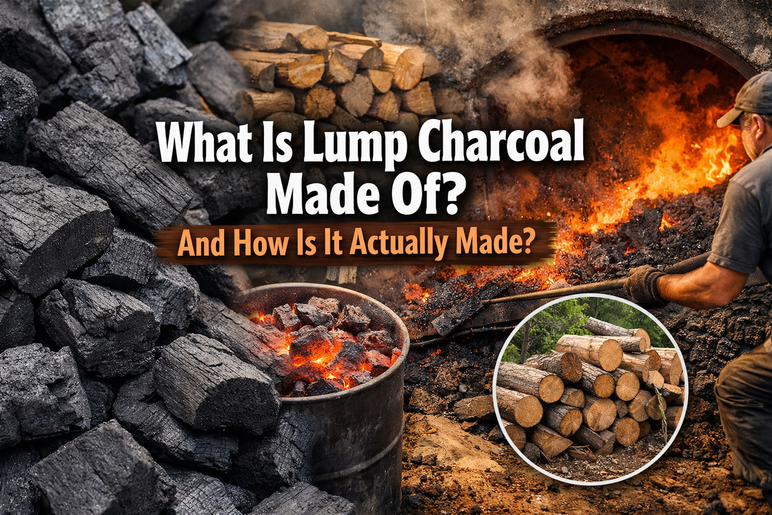 What Is Lump Charcoal Made Of And How Is It Actually Made