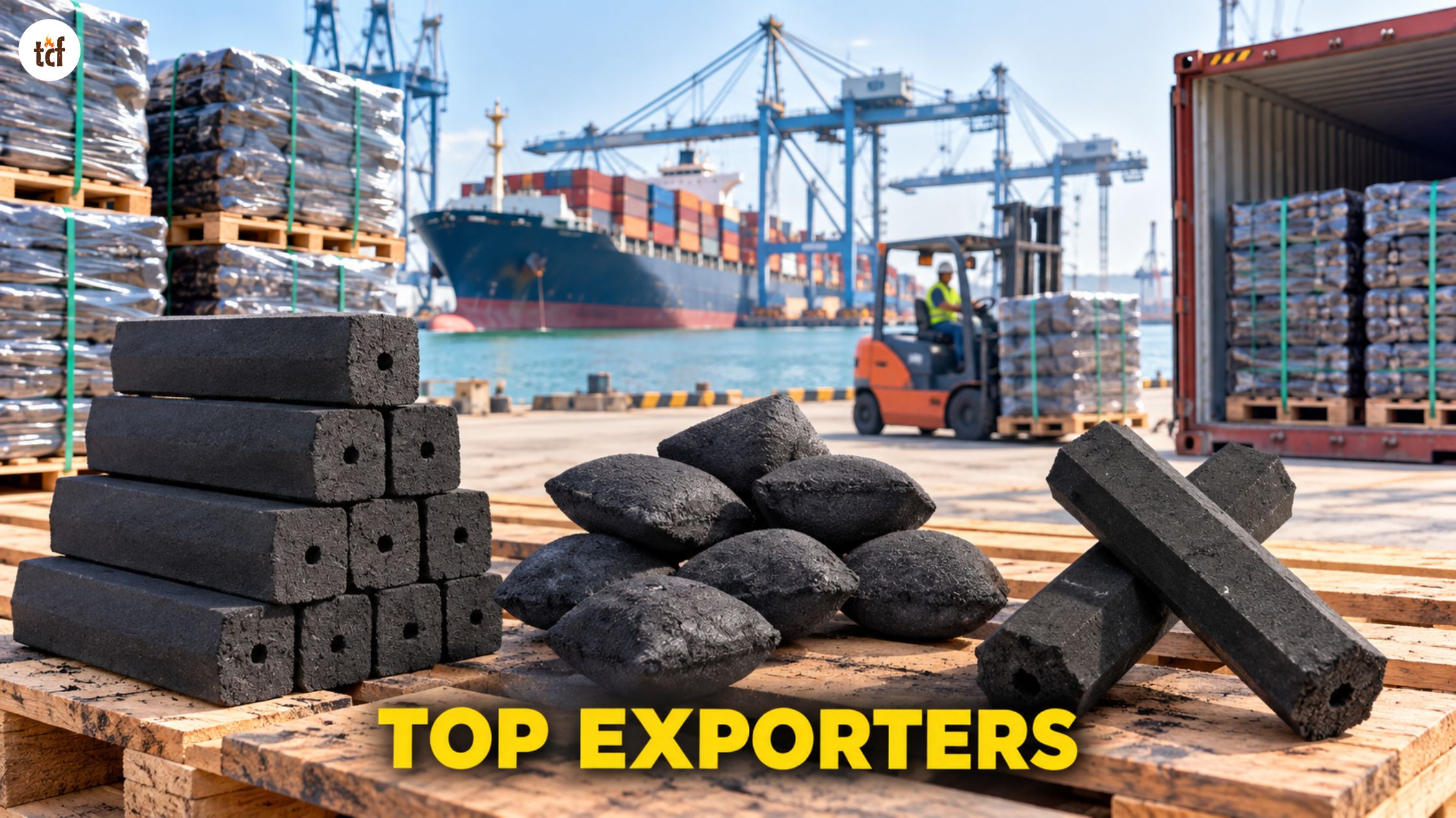 Top Countries Exporting Charcoal