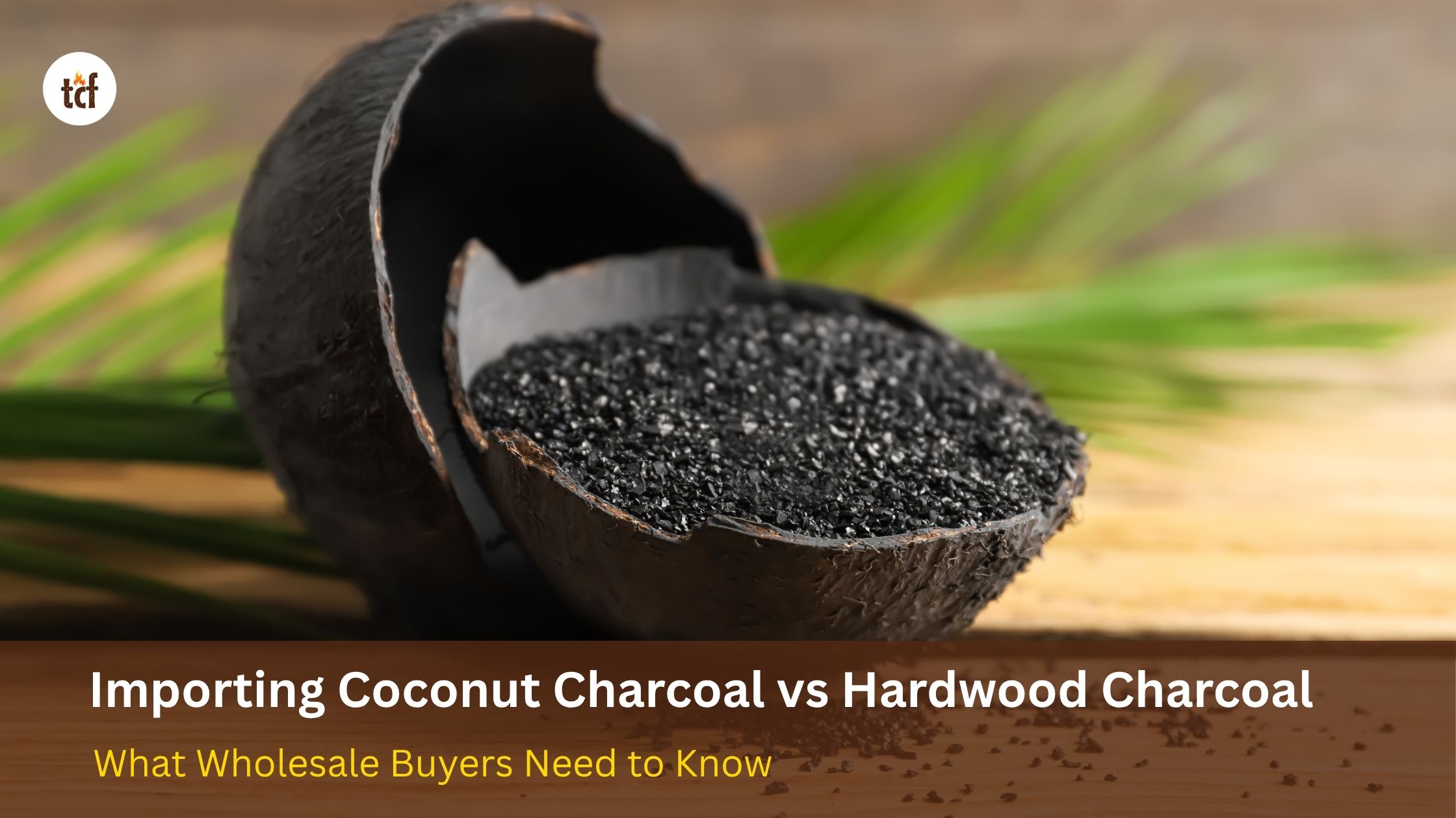Importing Coconut Charcoal vs Hardwood Charcoal