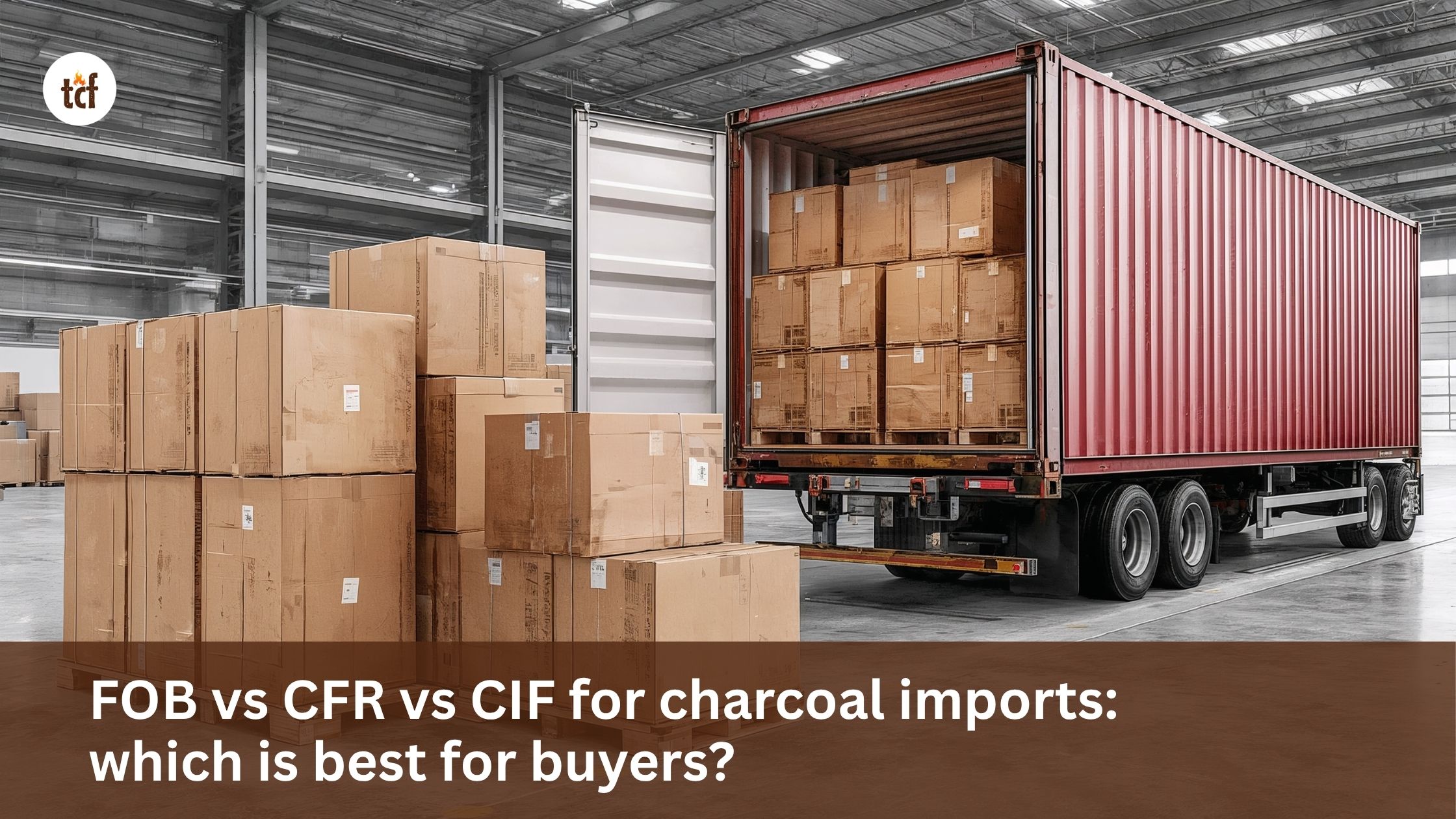 FOB vs CFR vs CIF for charcoal imports: which is best for buyers?