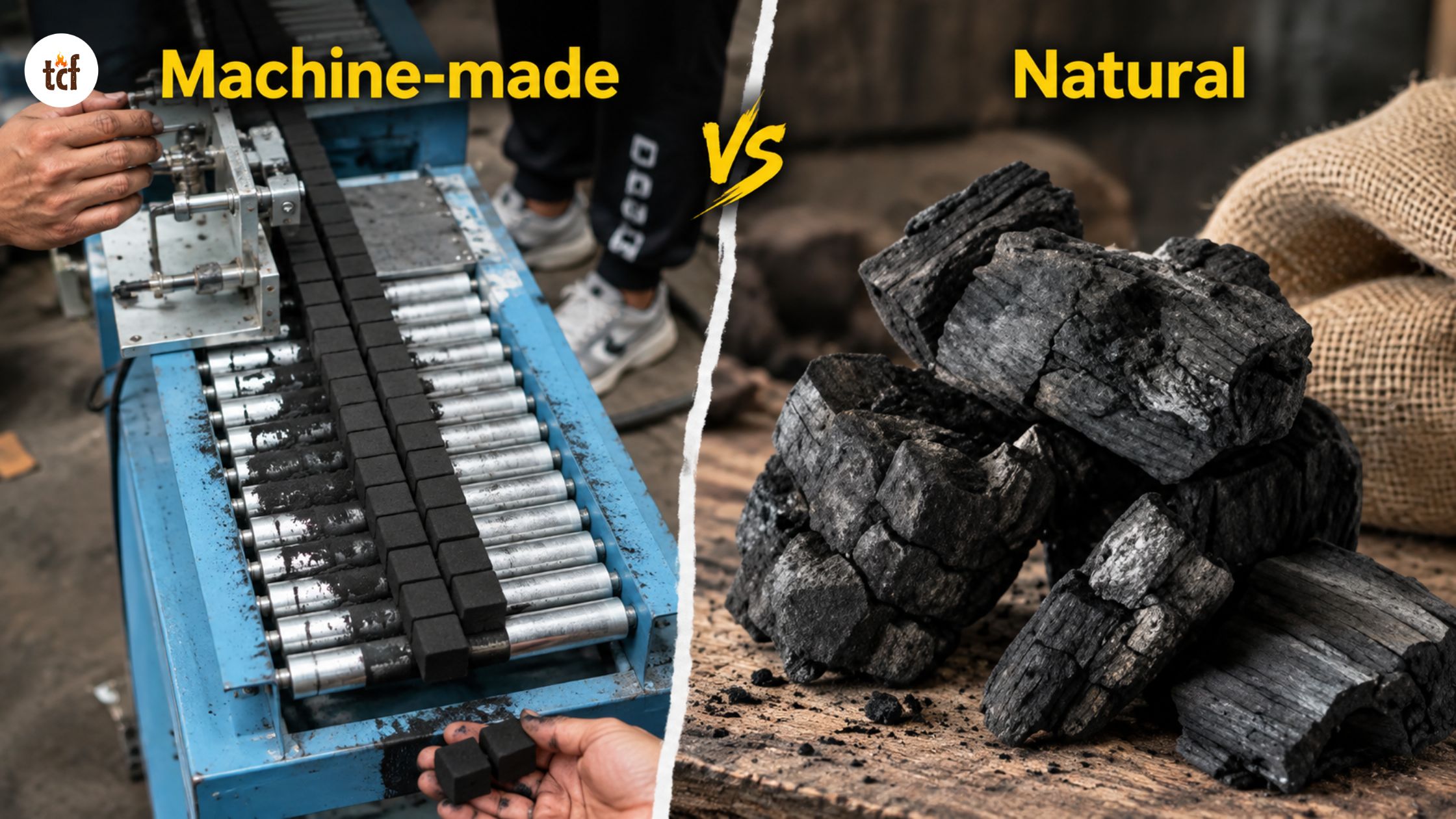 Machine-made vs natural charcoal_ what’s actually different