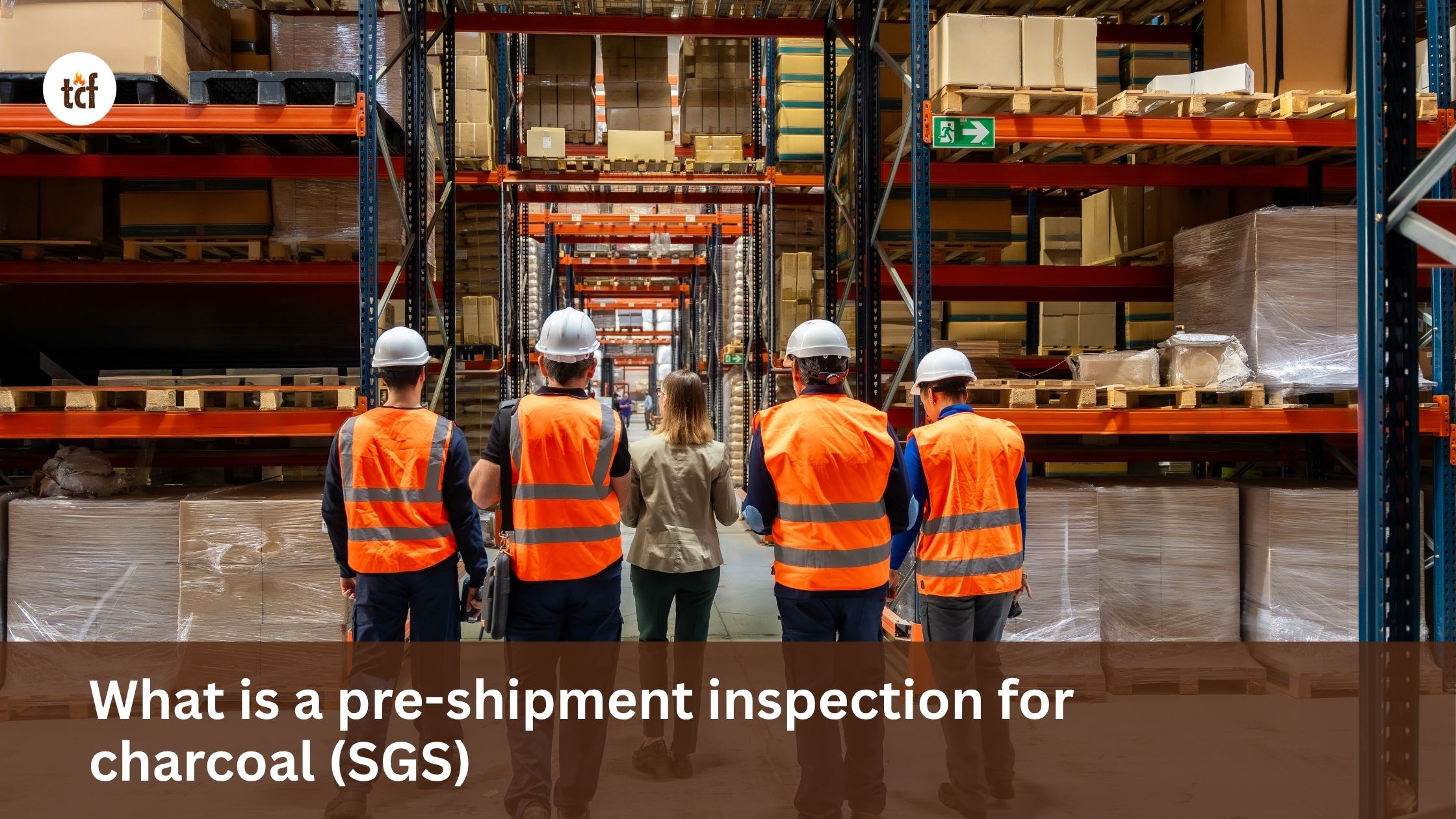 What is a pre-shipment inspection for charcoal (SGS)