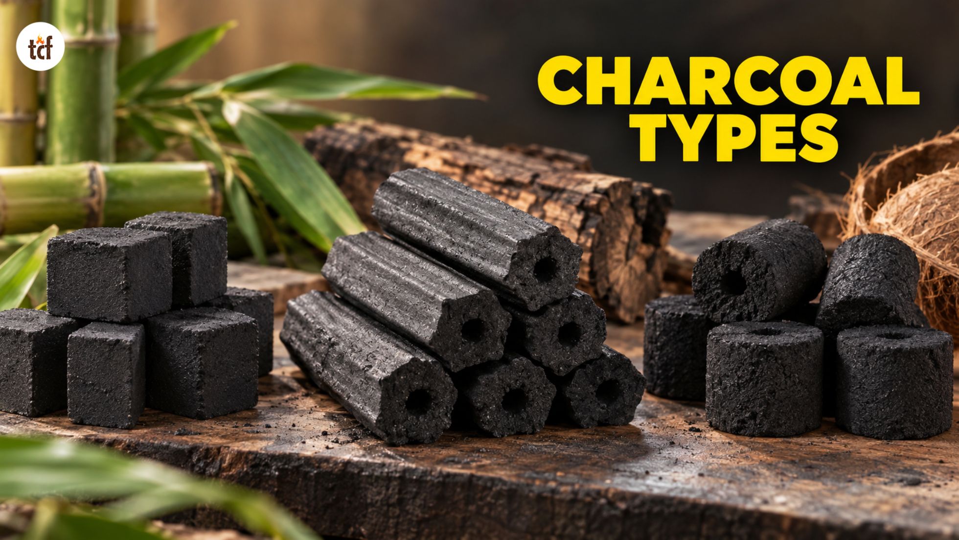 Bamboo charcoal vs wood charcoal vs coconut shell charcoal