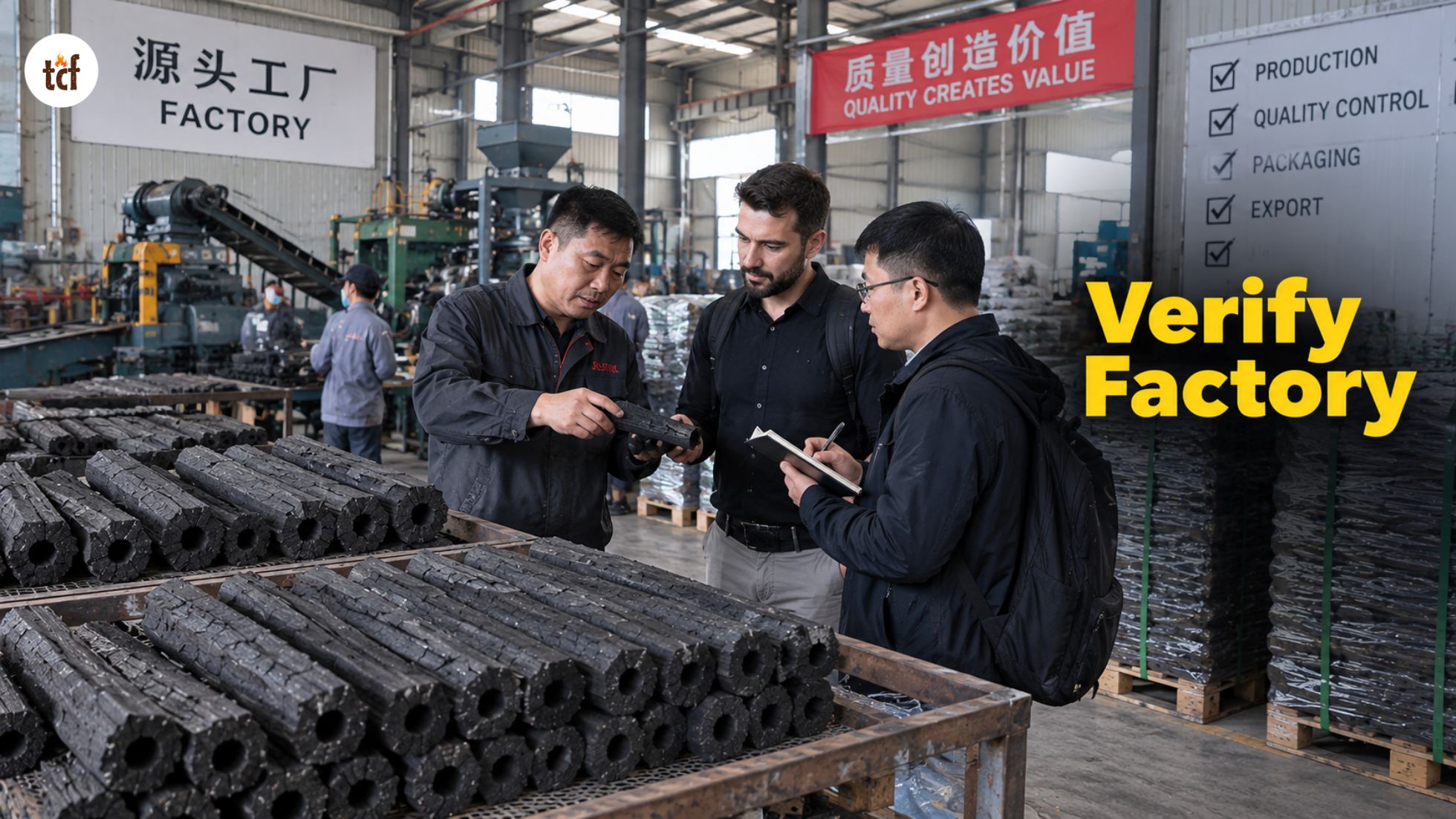 How to Verify That a Charcoal Factory in China is real, not a trading company