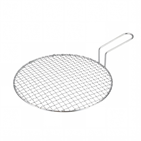Round BBQ Grill Mesh with Handle
