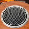 Round BBQ Grill Mesh with Handle