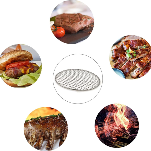 Round Crimped Wire BBQ Grill Mesh