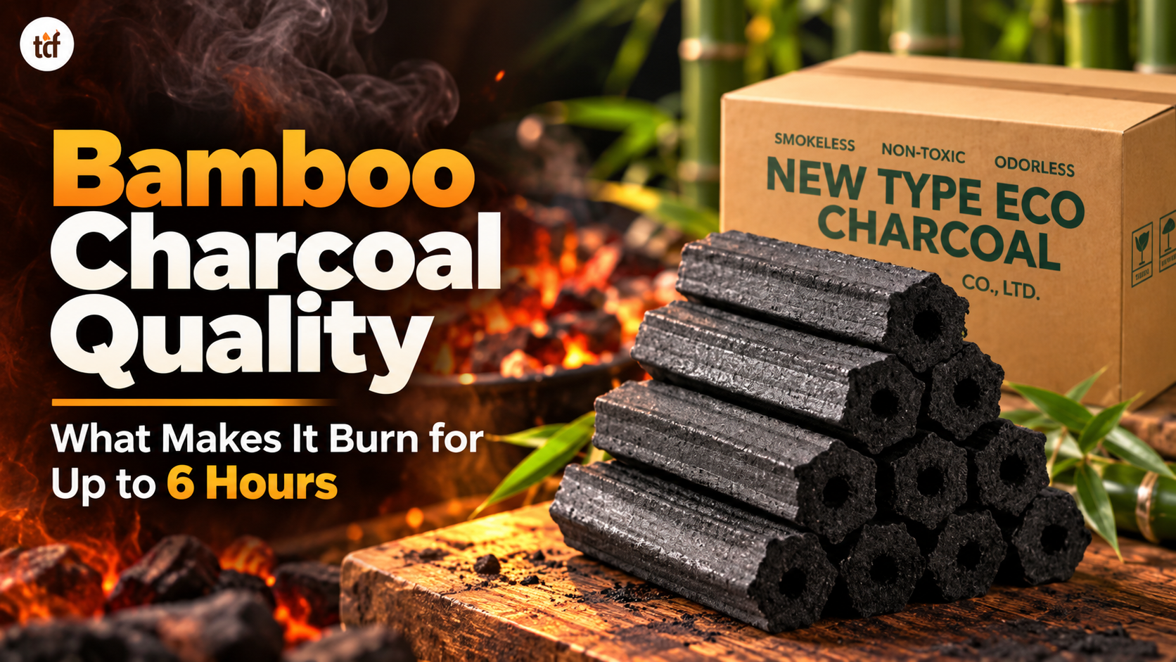 Bamboo Charcoal Quality What Makes It Burn for Up to 6 Hours