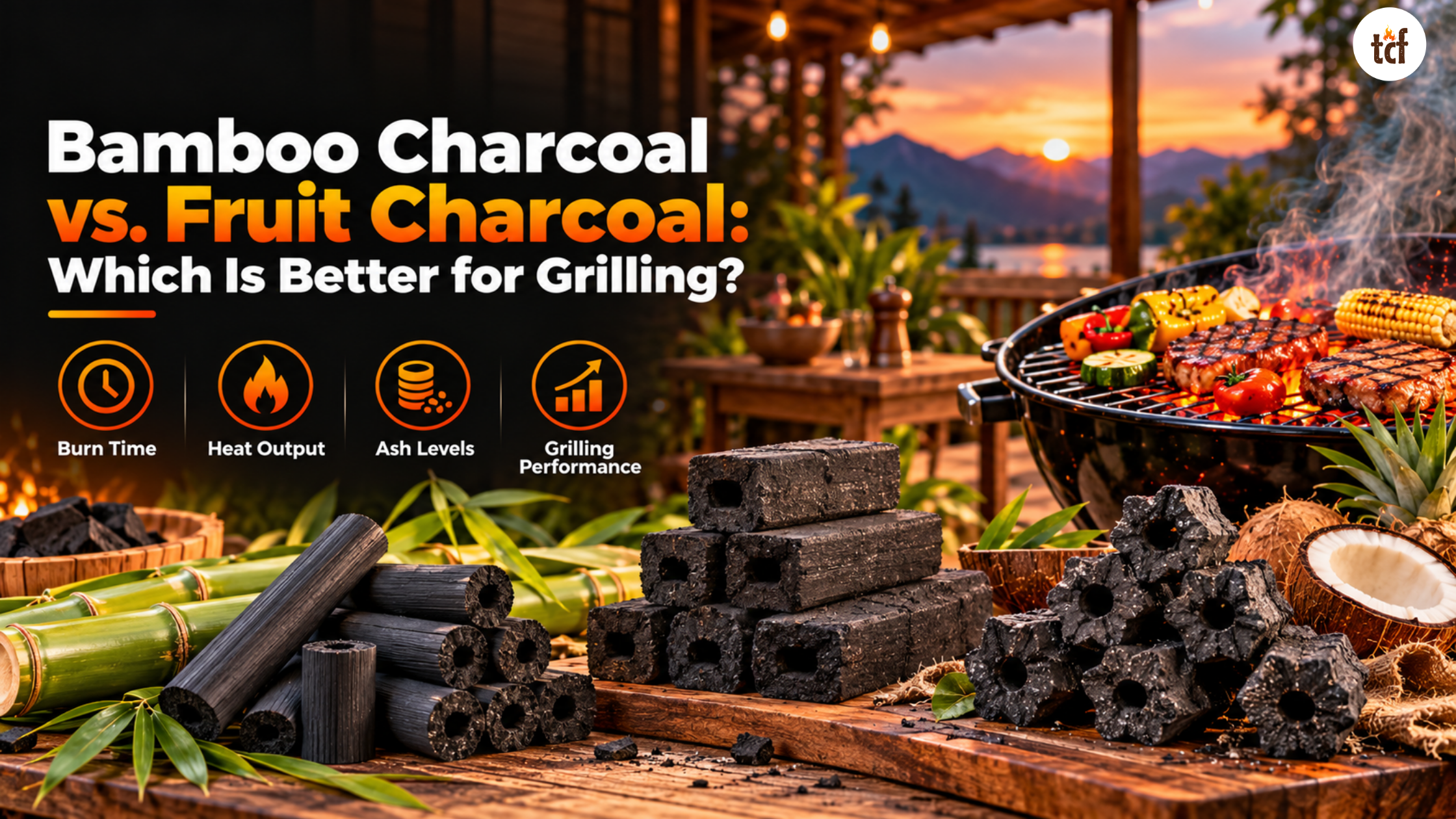 Bamboo Charcoal vs Fruit Charcoal