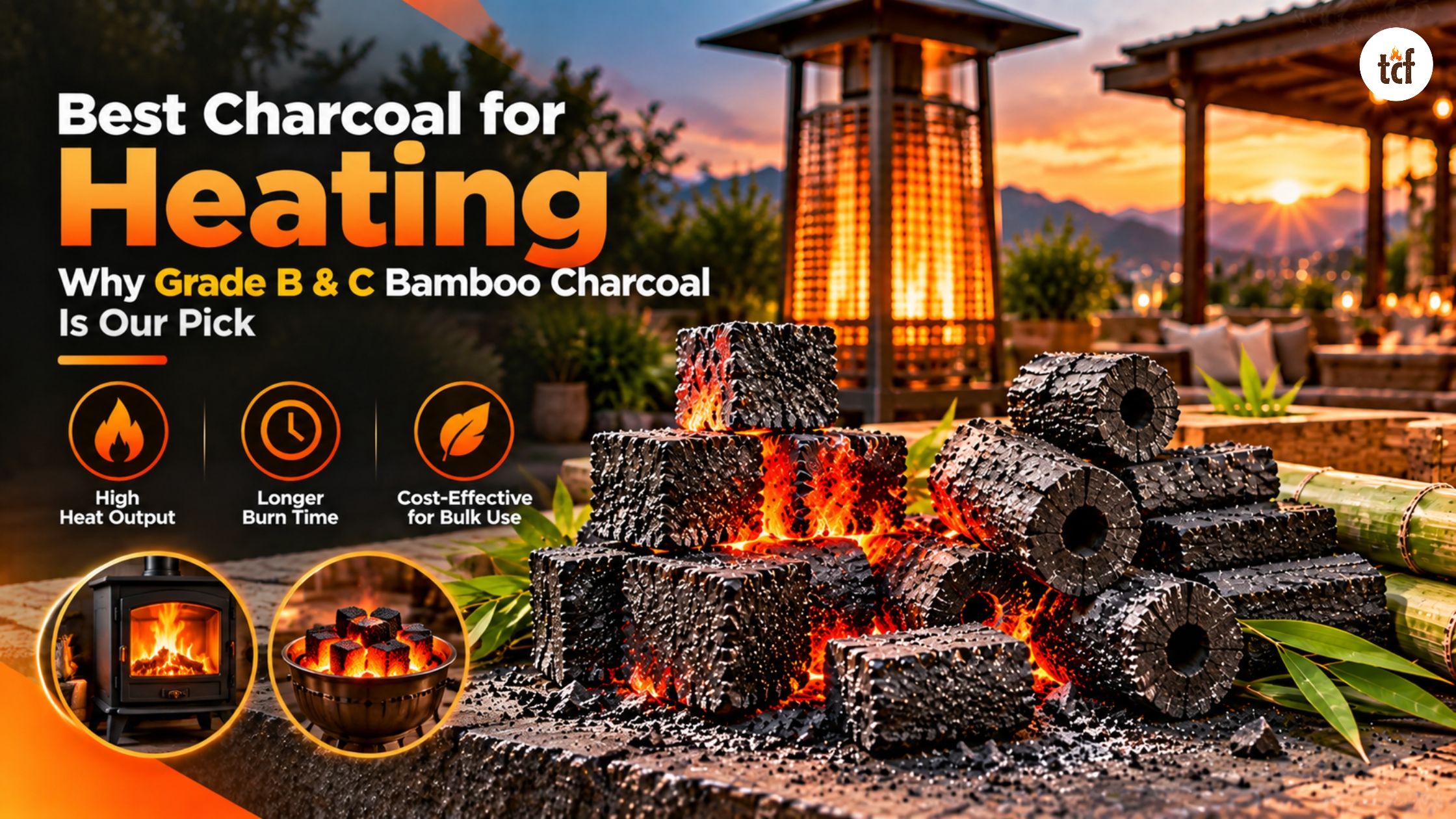Best Charcoal for Heating Why Grade B & C Bamboo Charcoal Is Our Pick