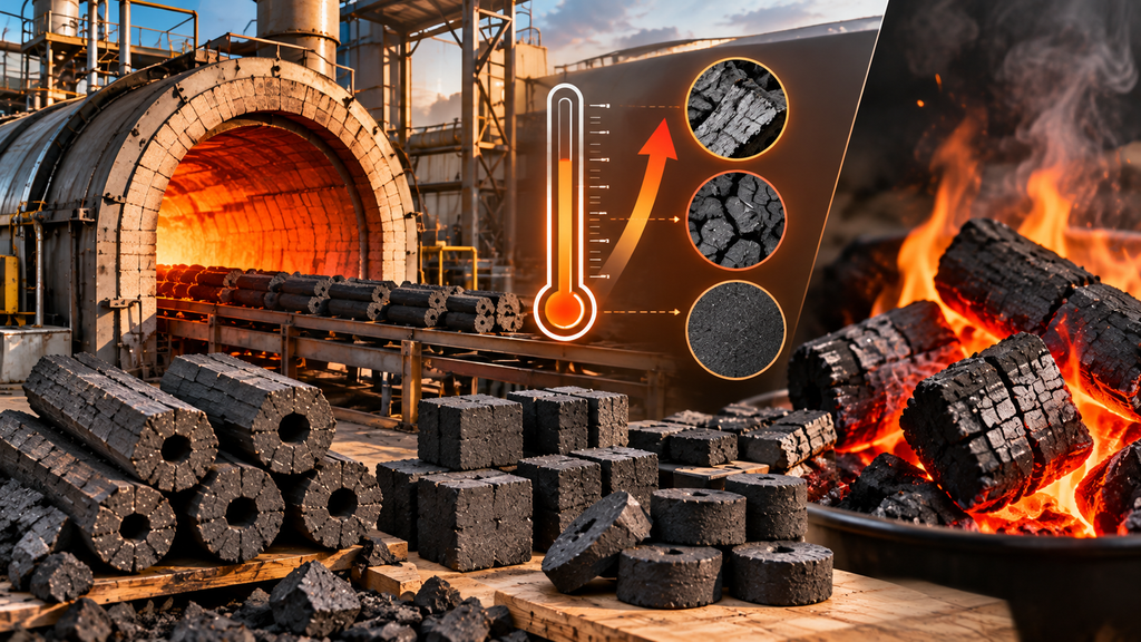 How does kiln temperature change burn time?