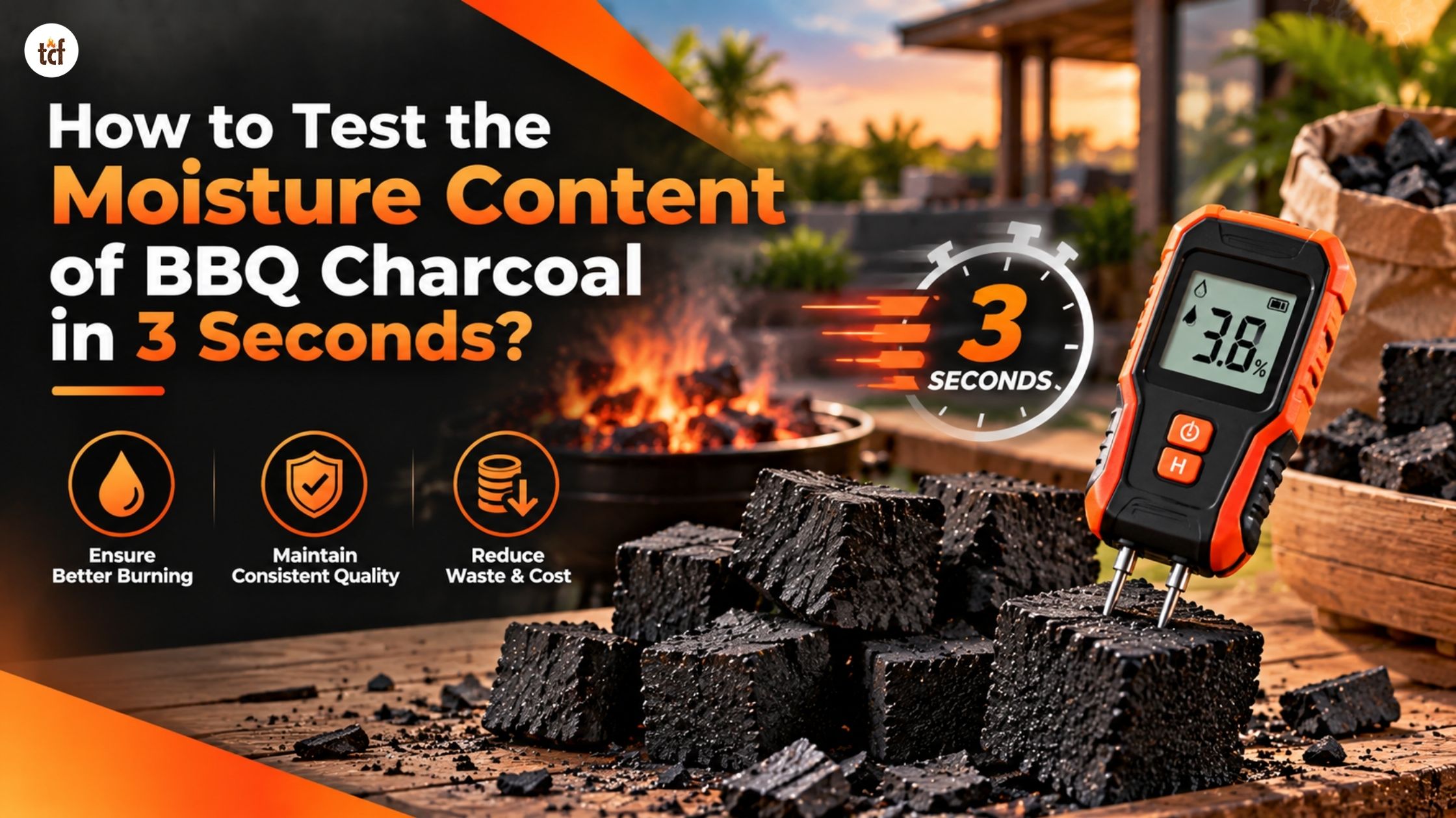 How to Test the Moisture Content of BBQ Charcoal in 3 Seconds