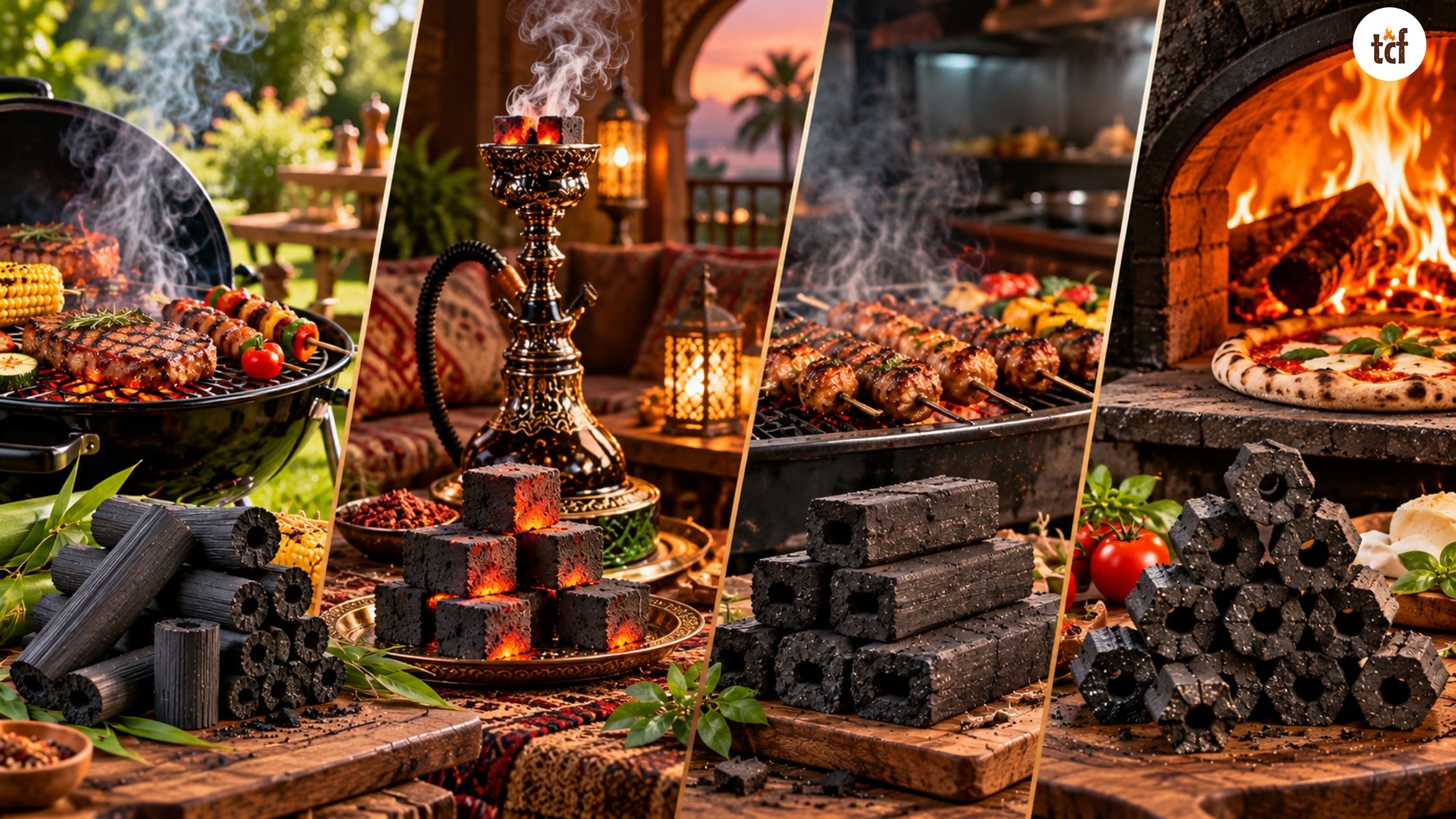 Which charcoal is best for each type of menu?